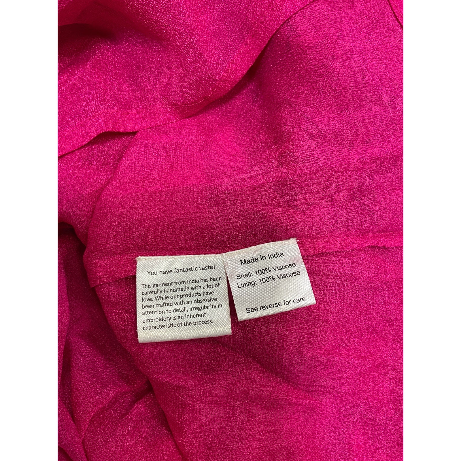 Rococo Sand 'Romani' Pink Georgette Mini Dress Size XS - NWT