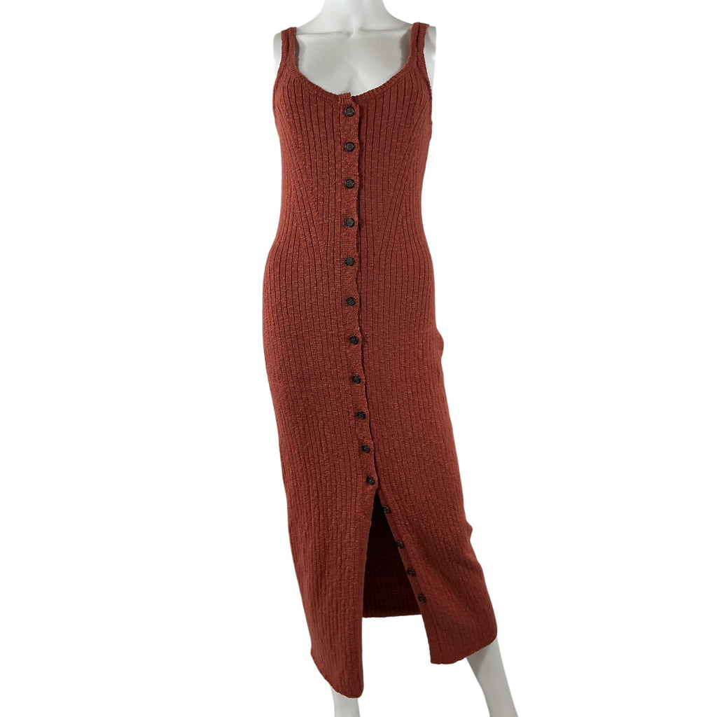 Ulla Johnson 'Nedda' Brown Cotton Dress Size P
