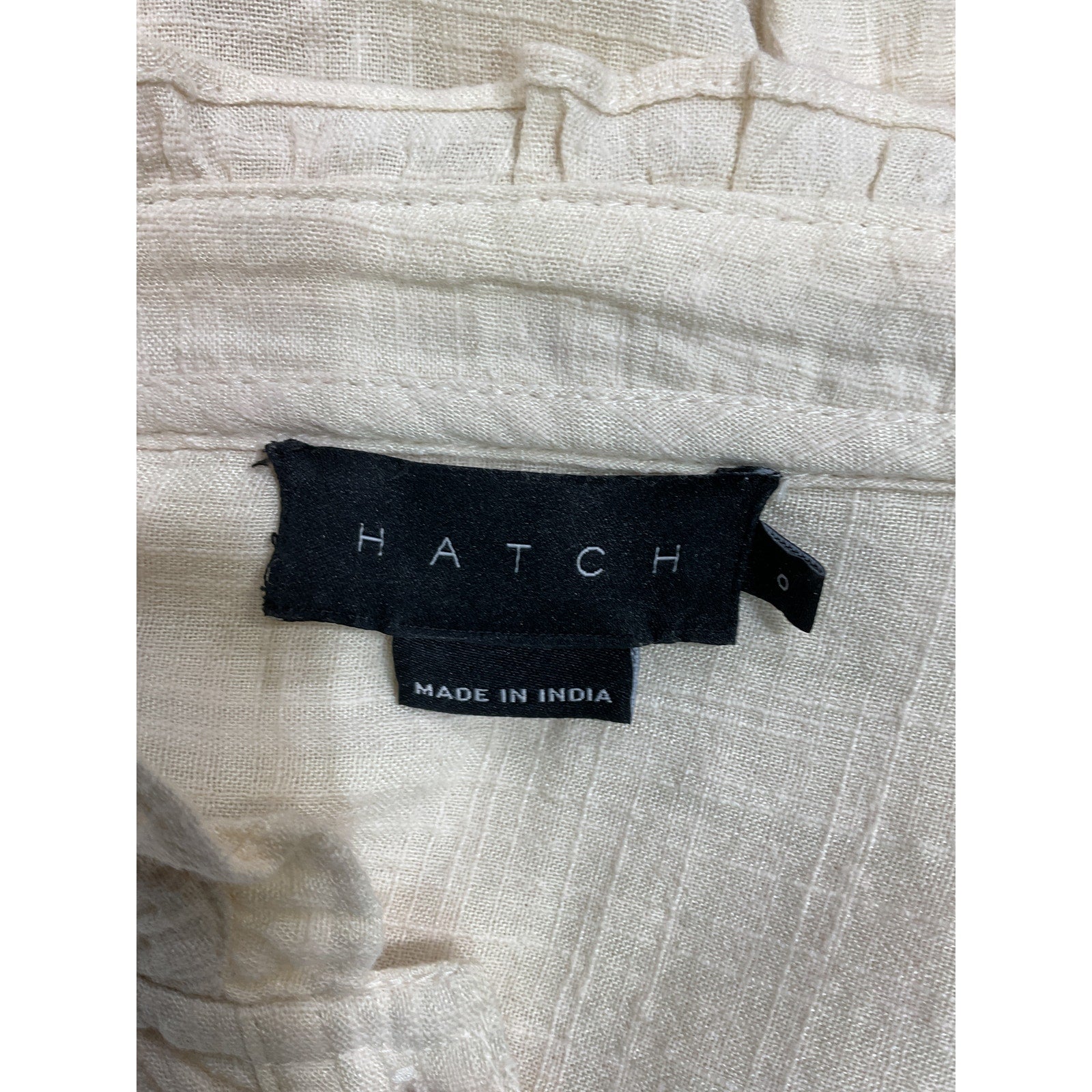 Hatch 'The Sydney' White Top Size 0