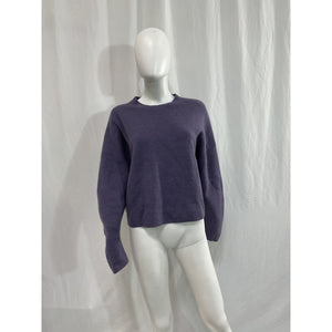 Vince Blouson Sleeve Purple Wool & Alpaca Blend Sweater Size L