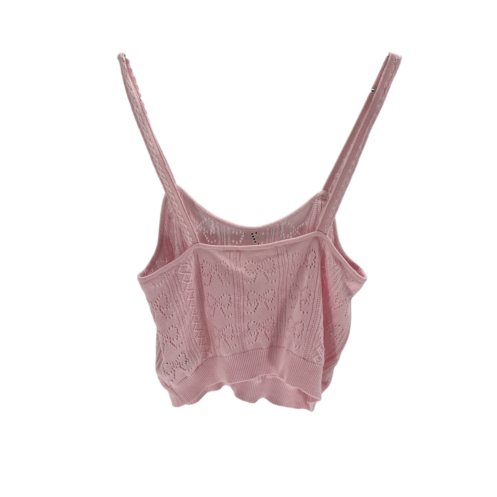 Loveshackfancy 'Fane' Pink Cotton Top Size S