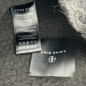 Anine Bing Textured Black Sloan Jacket Size XS