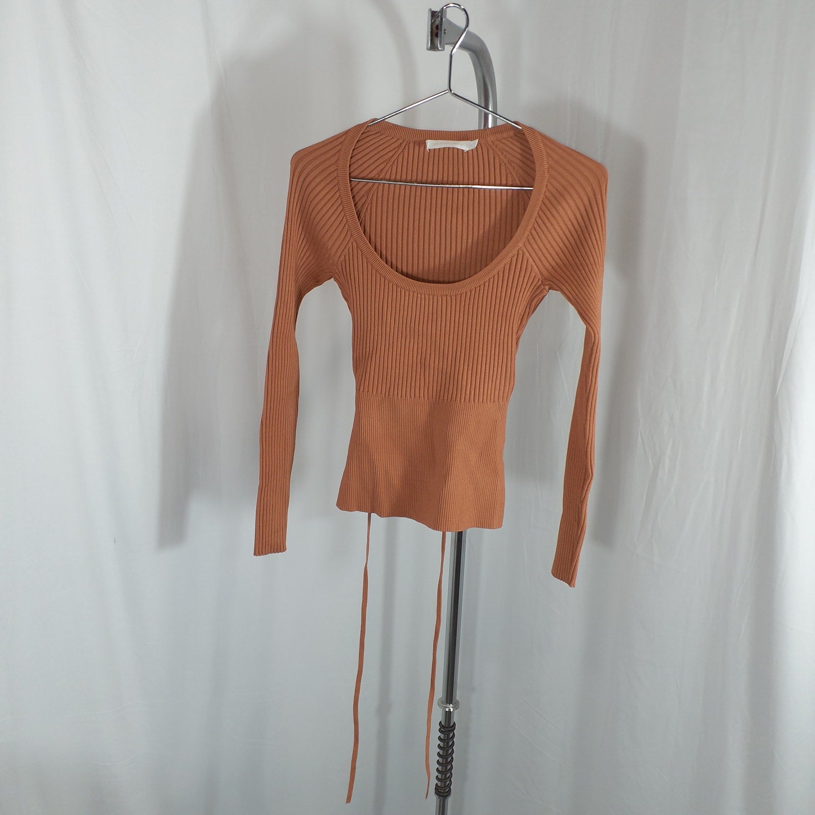Simkhai 'Jayline' Brown Halterneck Compact Rib Size S