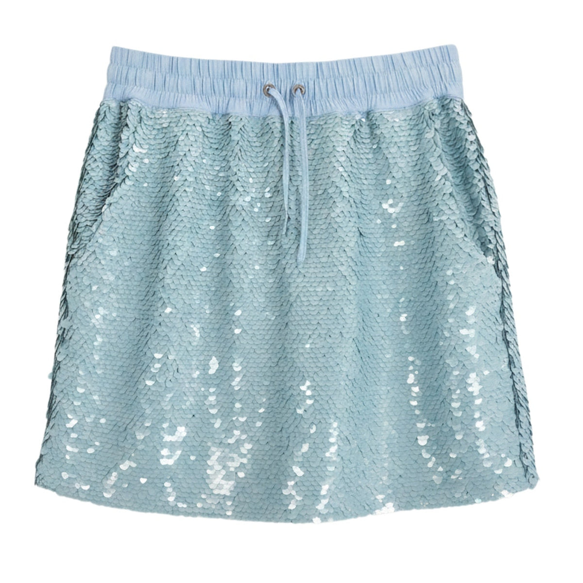 Cinq à Sept Sequin Blue Esti Skirt Size XS