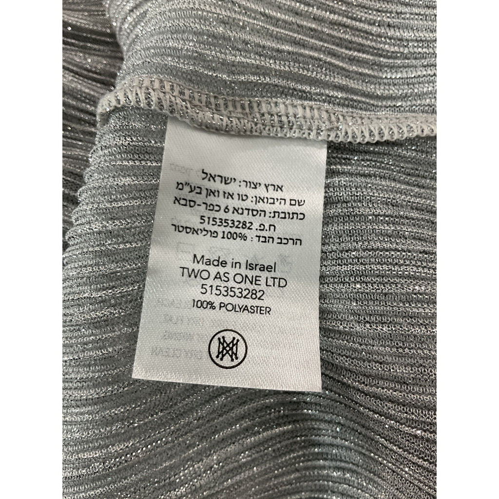 Sabina Musayev 'Helena' Silver Dress Size S