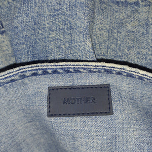 Mother Chic Blue The Ruffle Mini Skirt Bottom Size 26