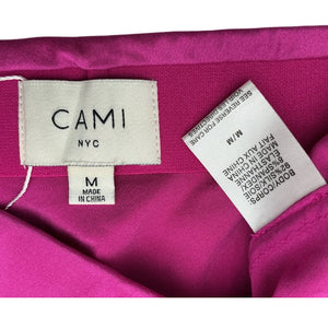 Cami Nyc Silky Fuchsia Aviva Mini Skirt Size M