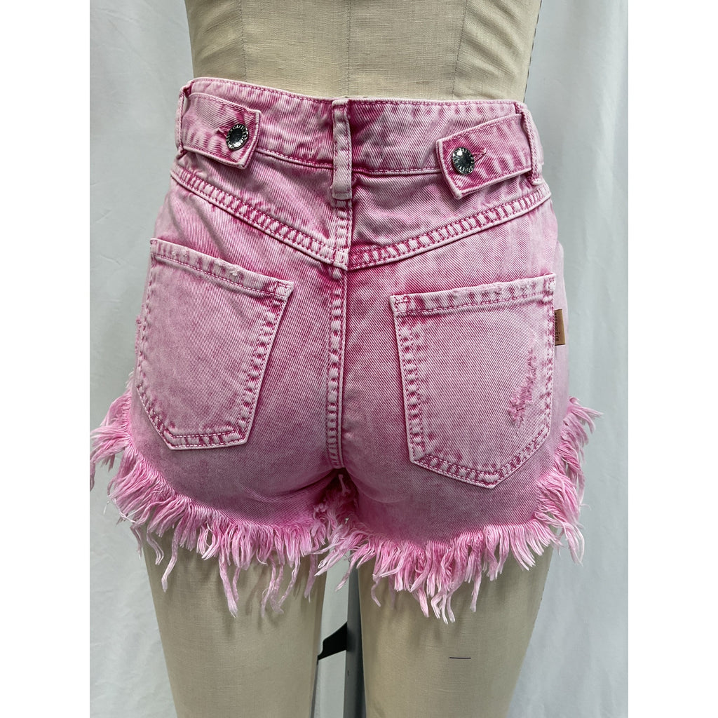 Retrofete 'Tessa' Pink Shorts Size 25