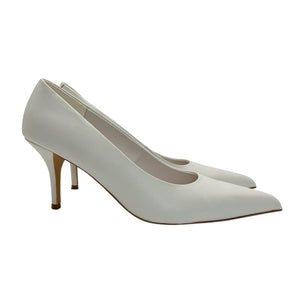 Tony Bianco Sleek White Chloé Pumps Size 9.5