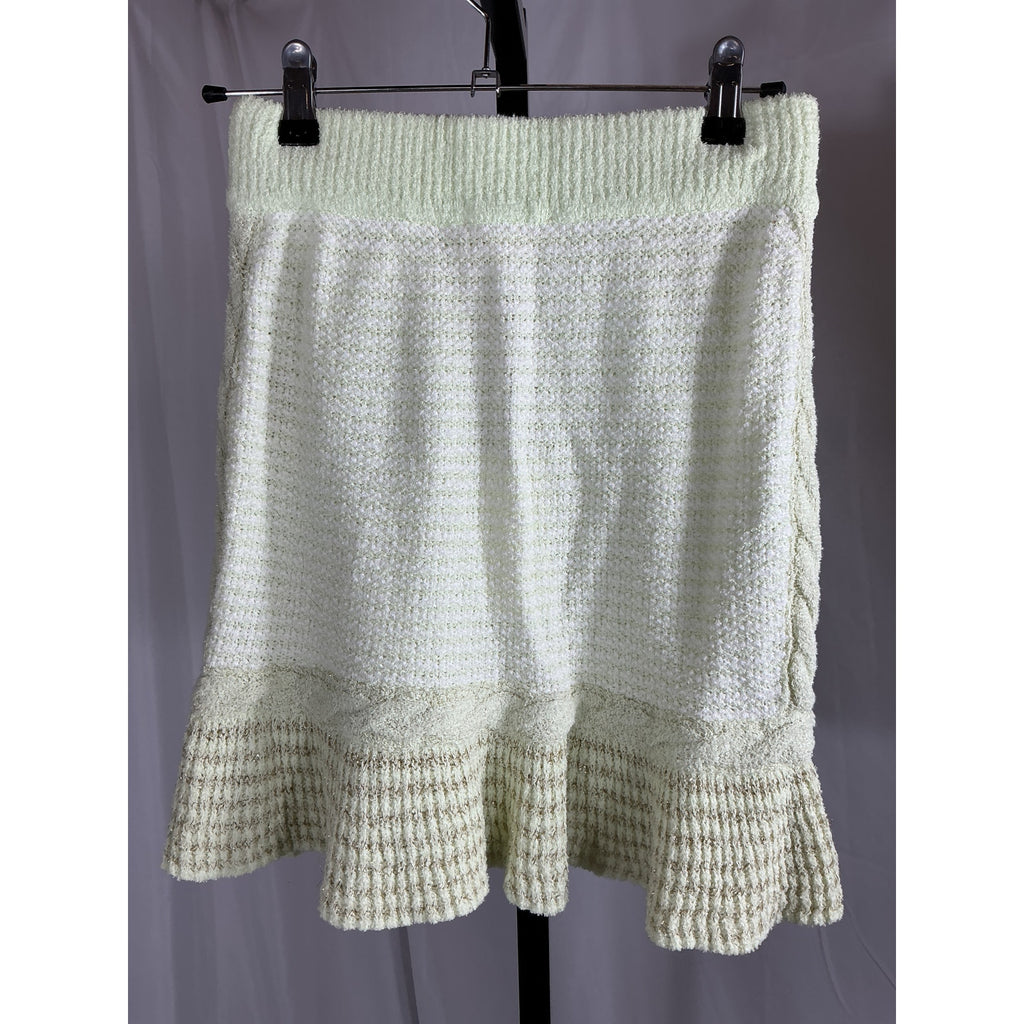 Loveshackfancy 'Heiress' Green Cotton Mini Skirt Size XS - NWT