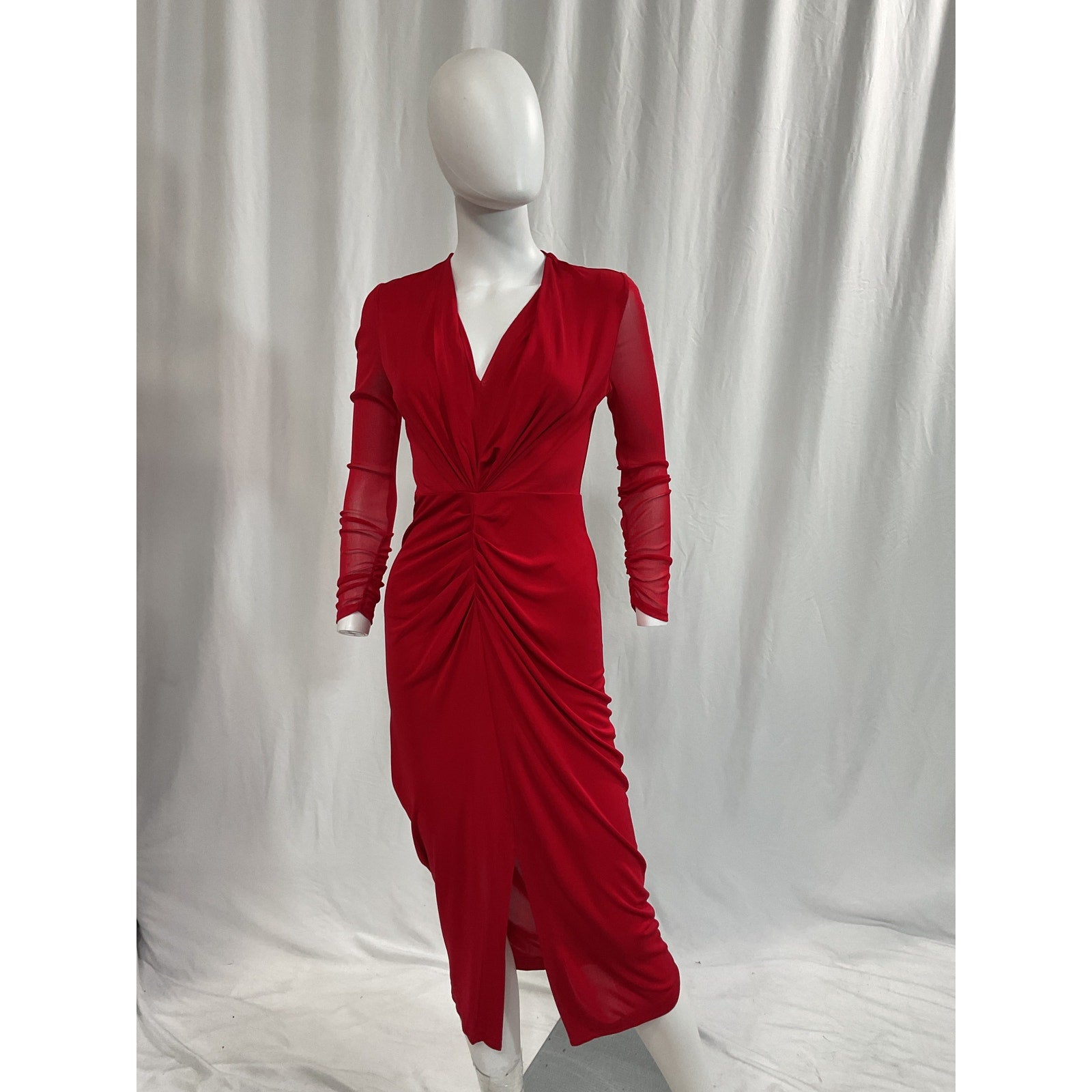 Diane Von Furstenberg 'Hades' Red Dress Size XS - NWT