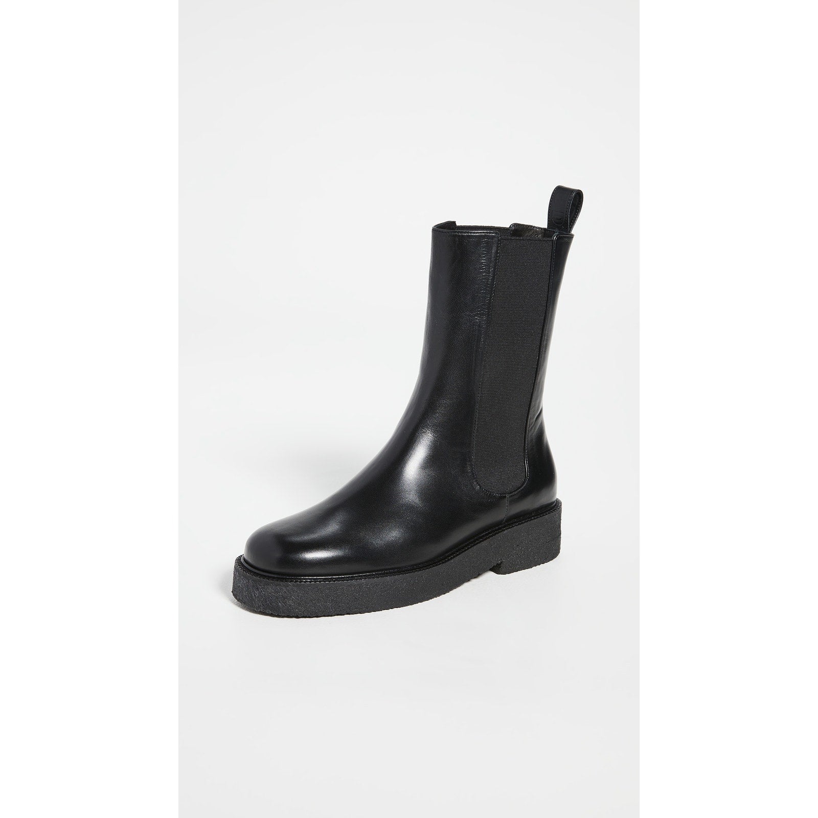 Staud 'Palamino' Black Leather Boots Size 6