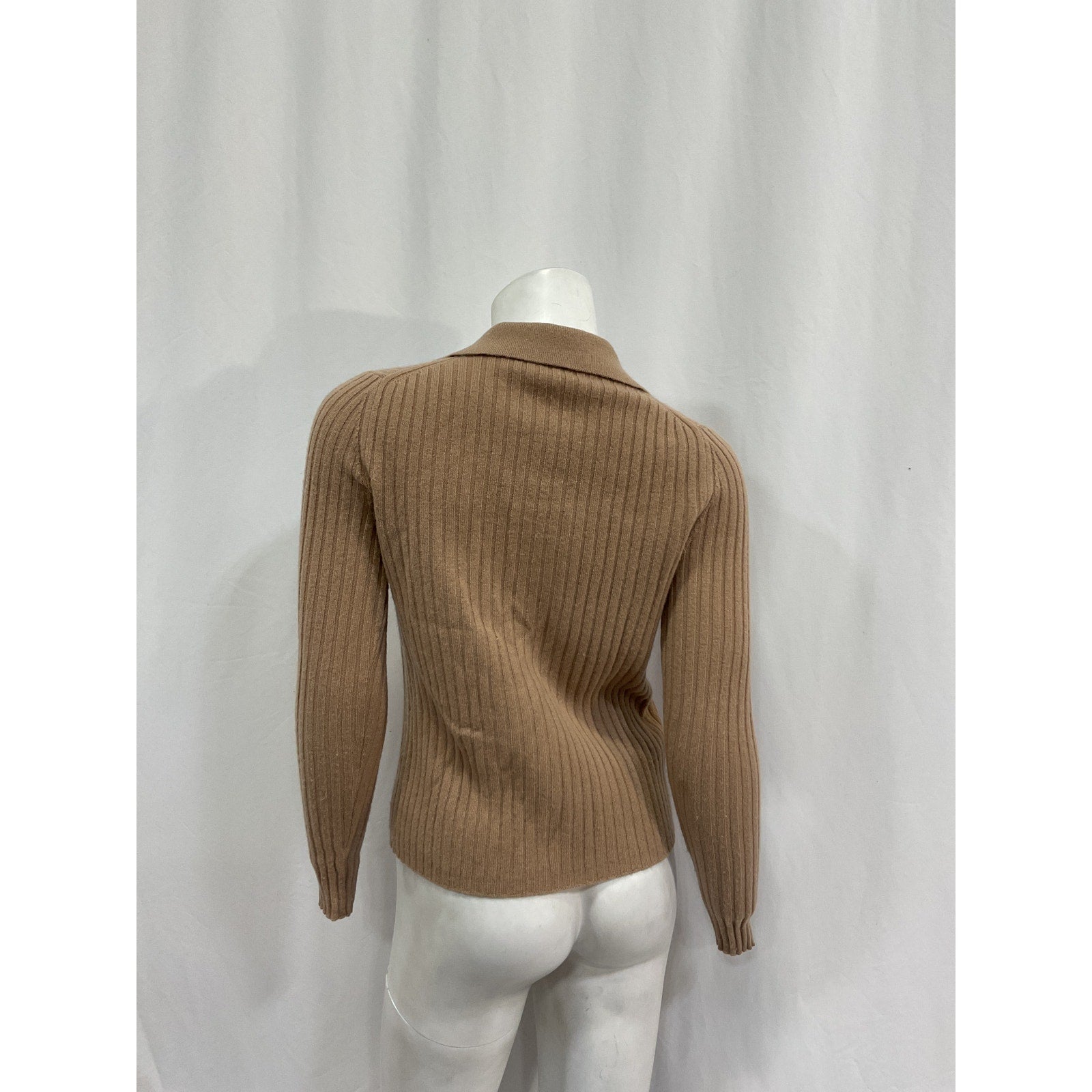 Veronica Beard 'Lazana' Tan Cashmere Cashmere Cardigan Size XS