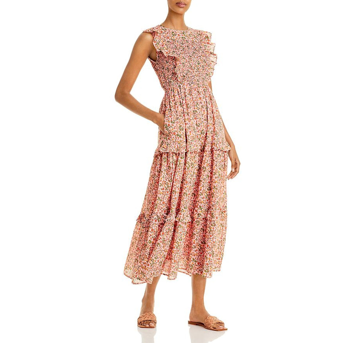 Banjanan Floral Pink Iris Dress Size XS