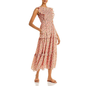 Banjanan Floral Pink Iris Dress Size XS