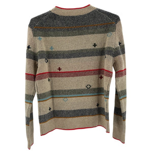 Pendleton Graphic Multicolor Merino Wool Crewneck Sweater Size S