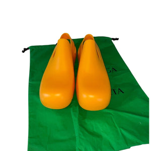 Bottega Veneta Vibrant Orange Puddle Mules Size 38 EU / 8 US