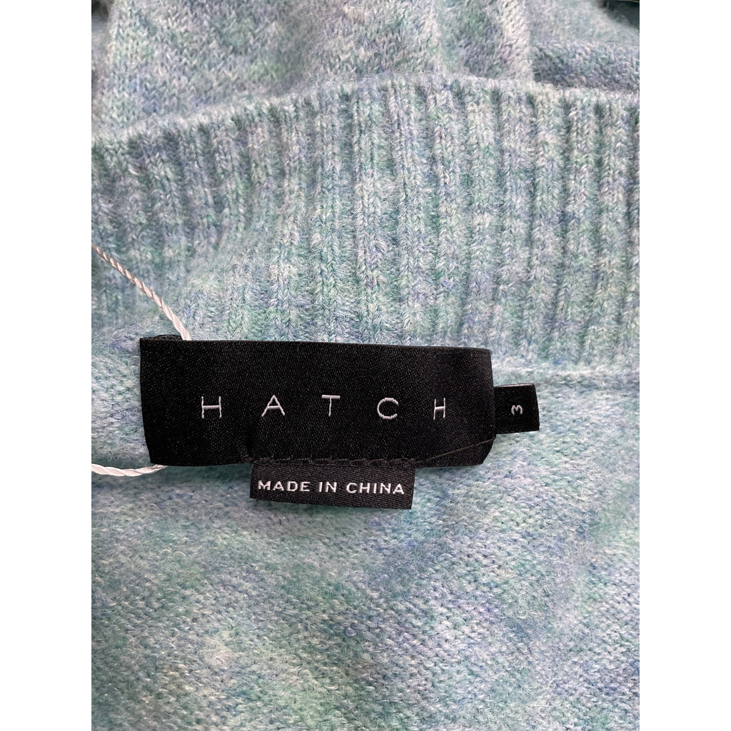 Hatch 'The Mina' Green Acrylic V-Neck Sweater Size 3