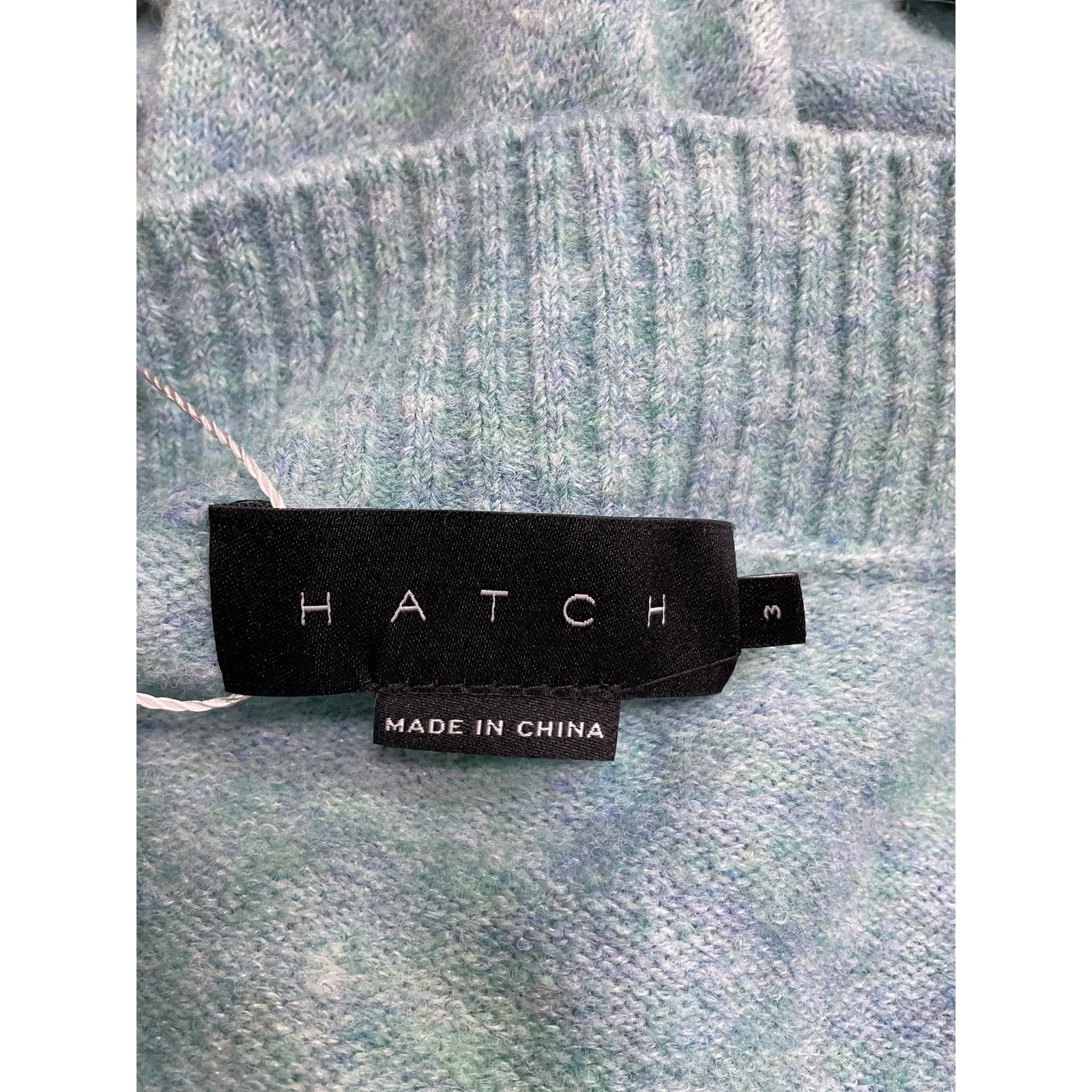 Hatch 'The Mina' Green Acrylic V-Neck Sweater Size 3