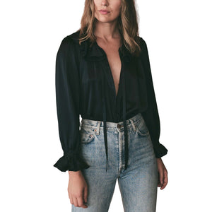 Dôen 'Solange' Navy Top Size S