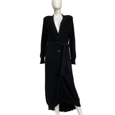 Ser.O.Ya Ribbed Black Amanda Sweater Dress Size XS