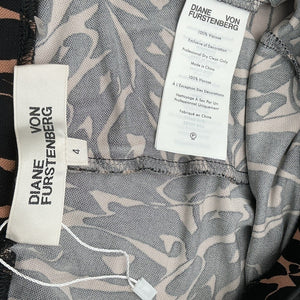 Diane Von Furstenberg Printed Multicolor Brooklyn Pants Size 4