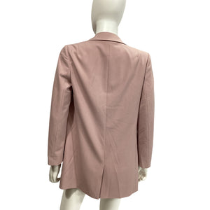 Allsaints Tailored Pale Orchid Pink Aleida Tri Blazer Size 2