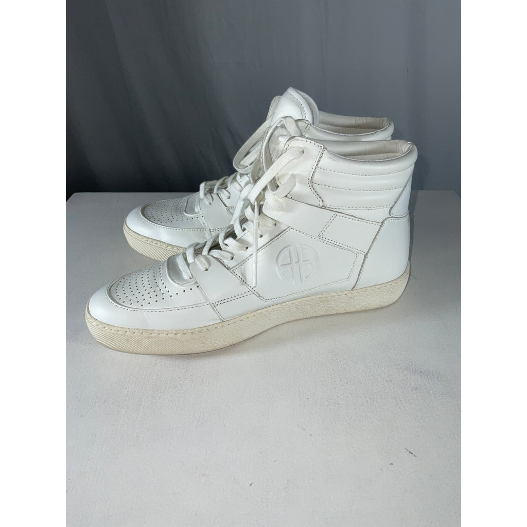 Anine Bing Sport Hayden White Leather Sneaker Size 9