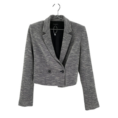 Rag & Bone 'Josie' Grey Cotton Italian Tweed Blazer Size 2