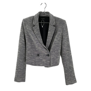 Rag & Bone 'Josie' Grey Cotton Italian Tweed Blazer Size 2