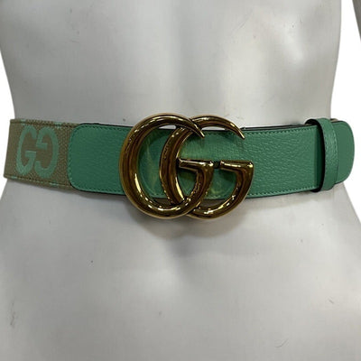 Gucci Double GG Marmont Buckle Belt Size 80