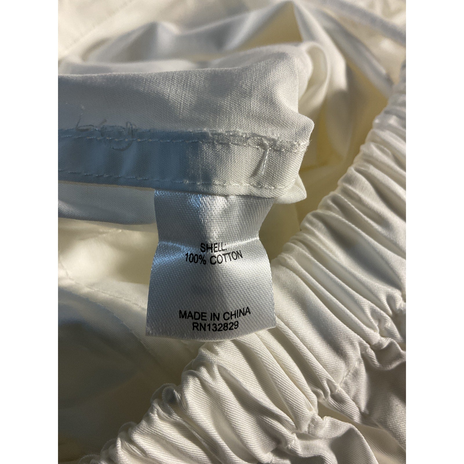 L'Academie x 'Maggie Macdonald Norga' White Poplin Drawstring Pants Size XS - NWT