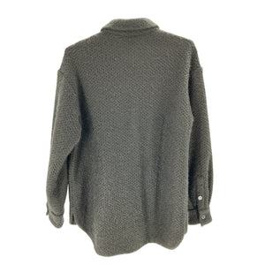 Anine Bing 'Sloan' Black Acrylic Jacket Size XS