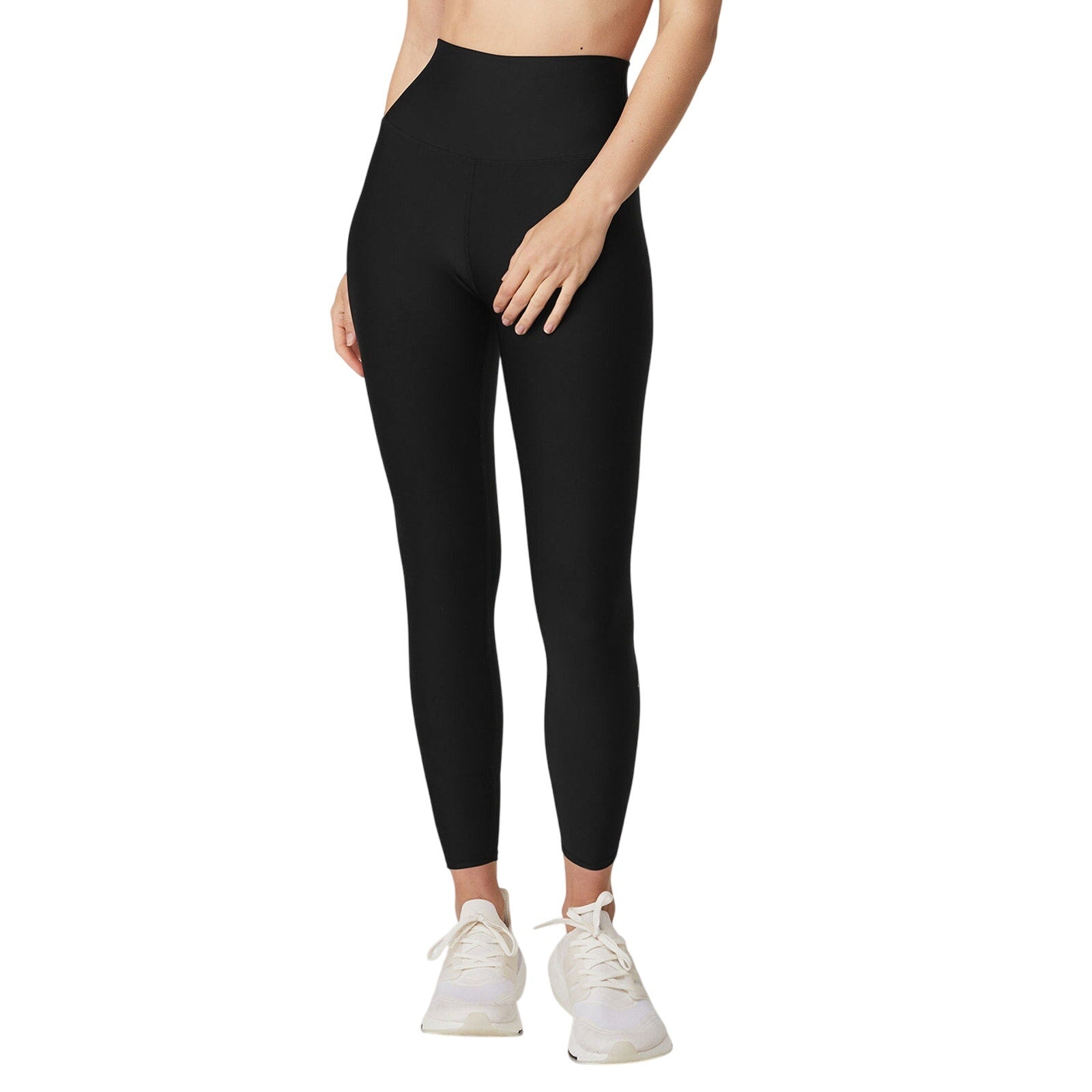 Alo Yoga 7/8 High-Waist Black Polyester Airlift Legging Size L