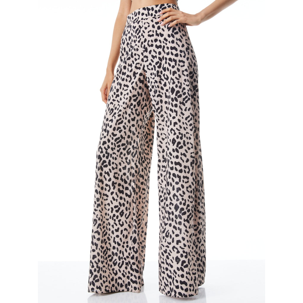 Alice + Olivia 'Athena' White Wide Leg Pant Size 2