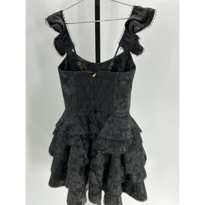 V. Chapman 'Patisserie' Black Polyester Dress Size 4