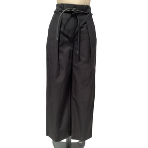 3.1 Phillip Lim Wide Leg Black Origami Pants Size 0