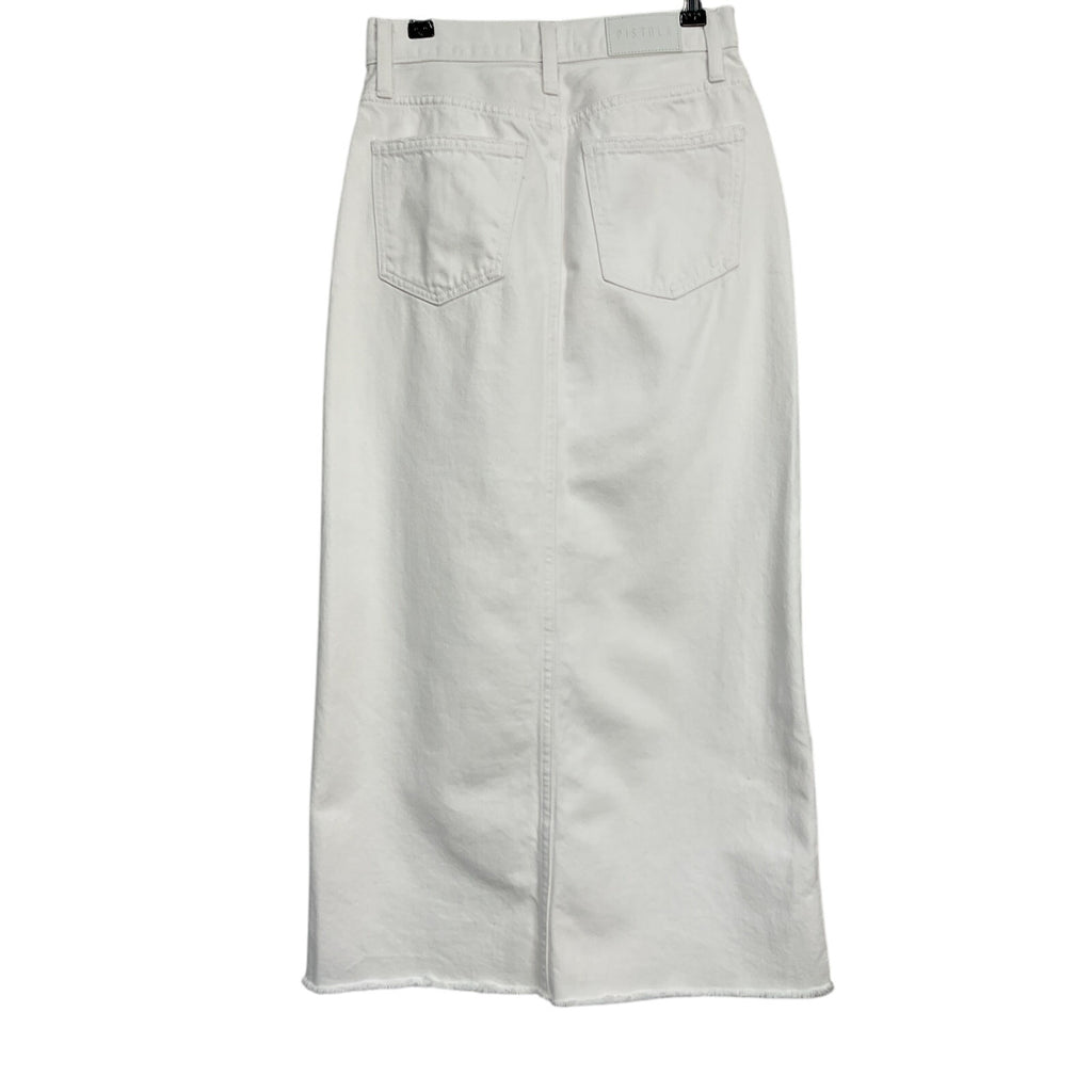 Pistola 'Alice' White Cotton Denim Skirt Size 24