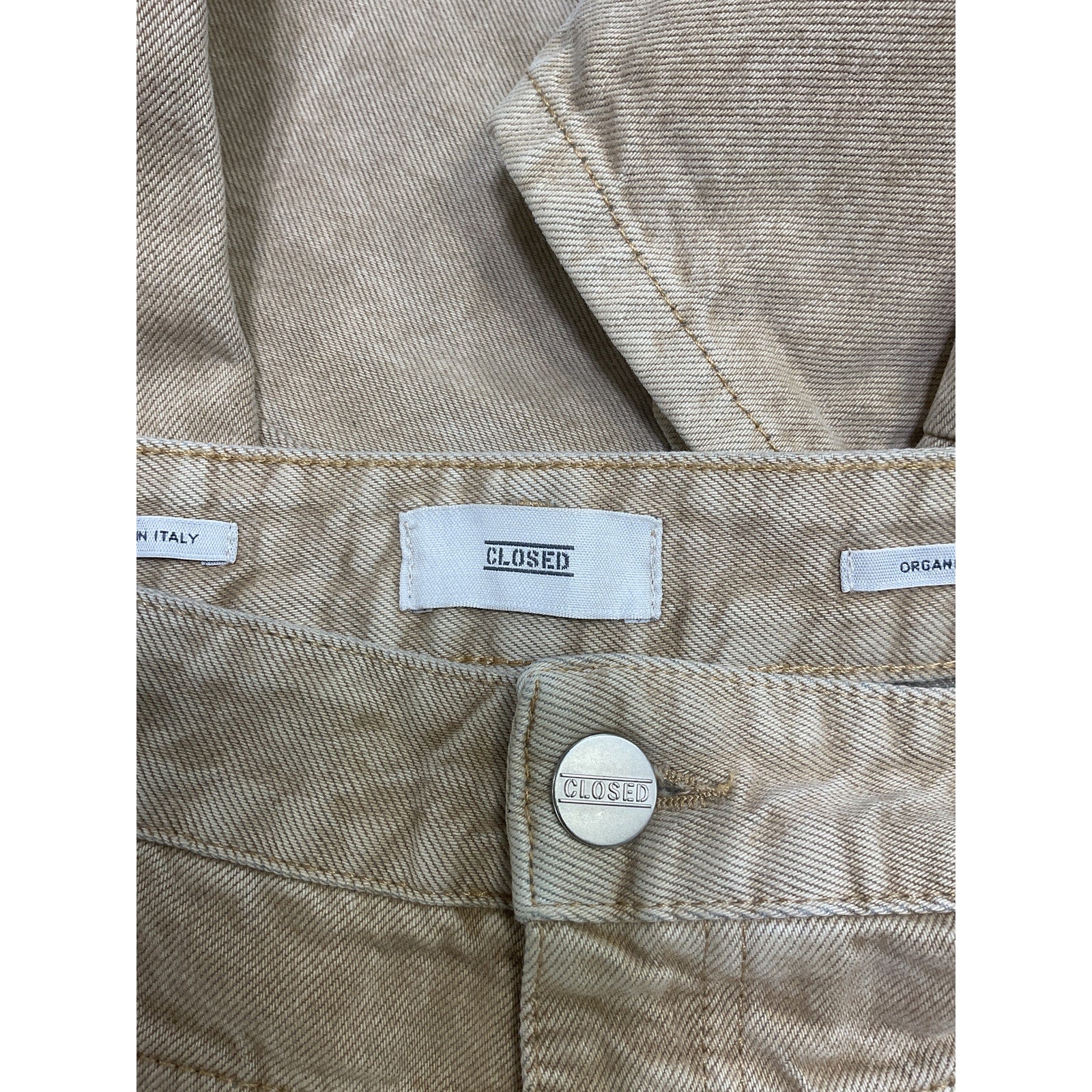 Closed 'X-Lent' Tan Denim Jeans Size 26