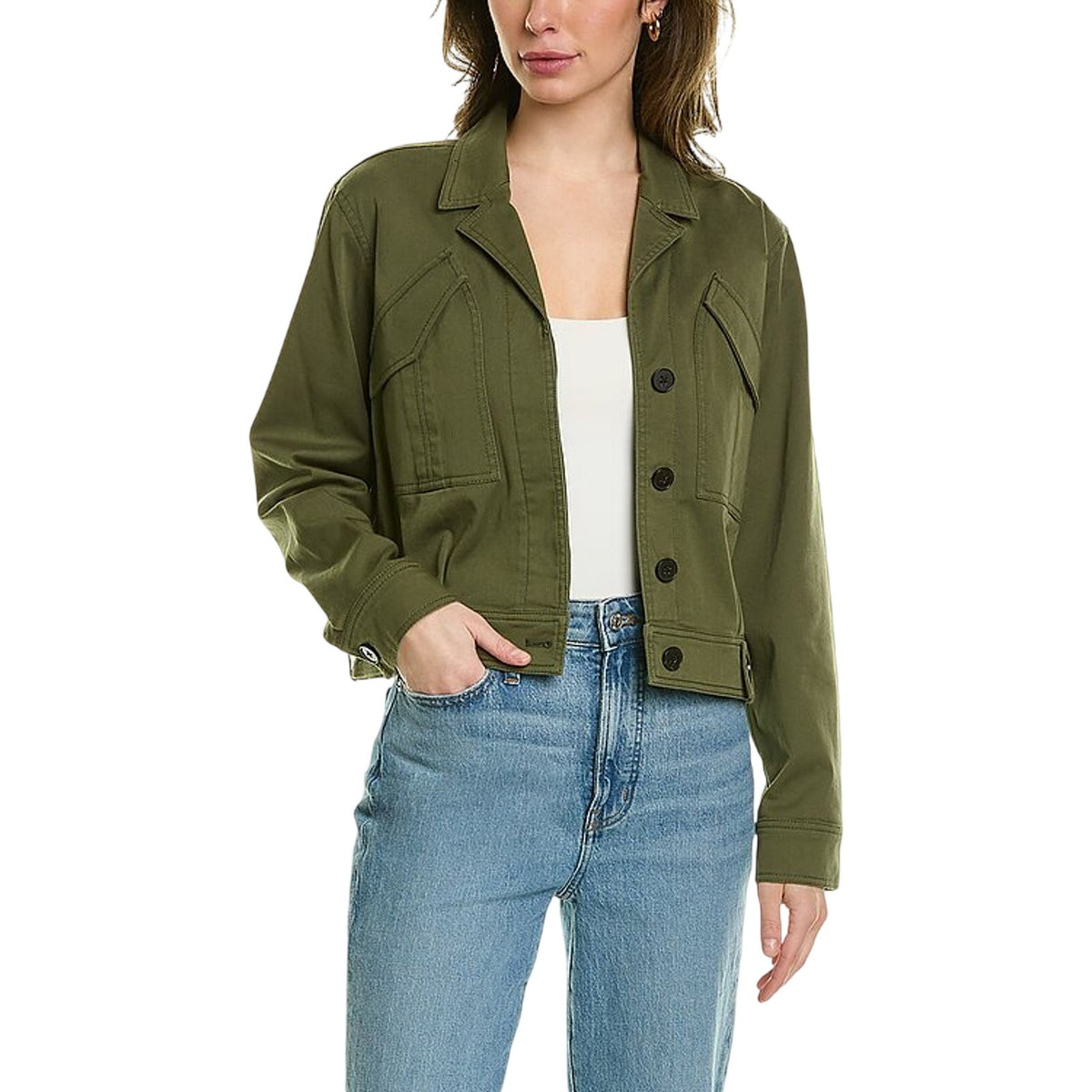 Derek Lam Utility Green Gwen Jacket Size 8
