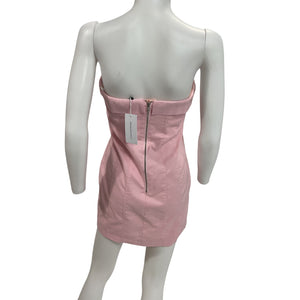Lovers And Friends Strapless Baby Pink Romy Mini Dress Size S NWT