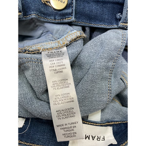 Frame 'Le' Blue Cotton Skinny De Jeanne Jeans Size 26