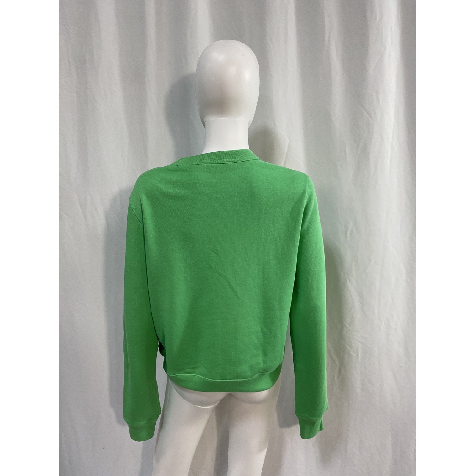 Acne Studios 'Pullover' Green Cotton Sweatshirt Size M