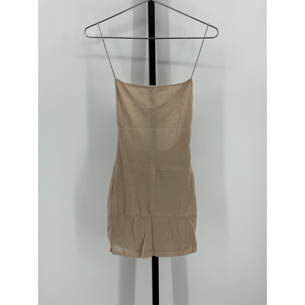 Gauge81 'Hira' Tan Viscose Dress Size XS
