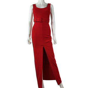 Solace London Elegant Red Tara Dress Size 2
