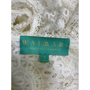 Waimari Lace Cream Nicole Dress Size S