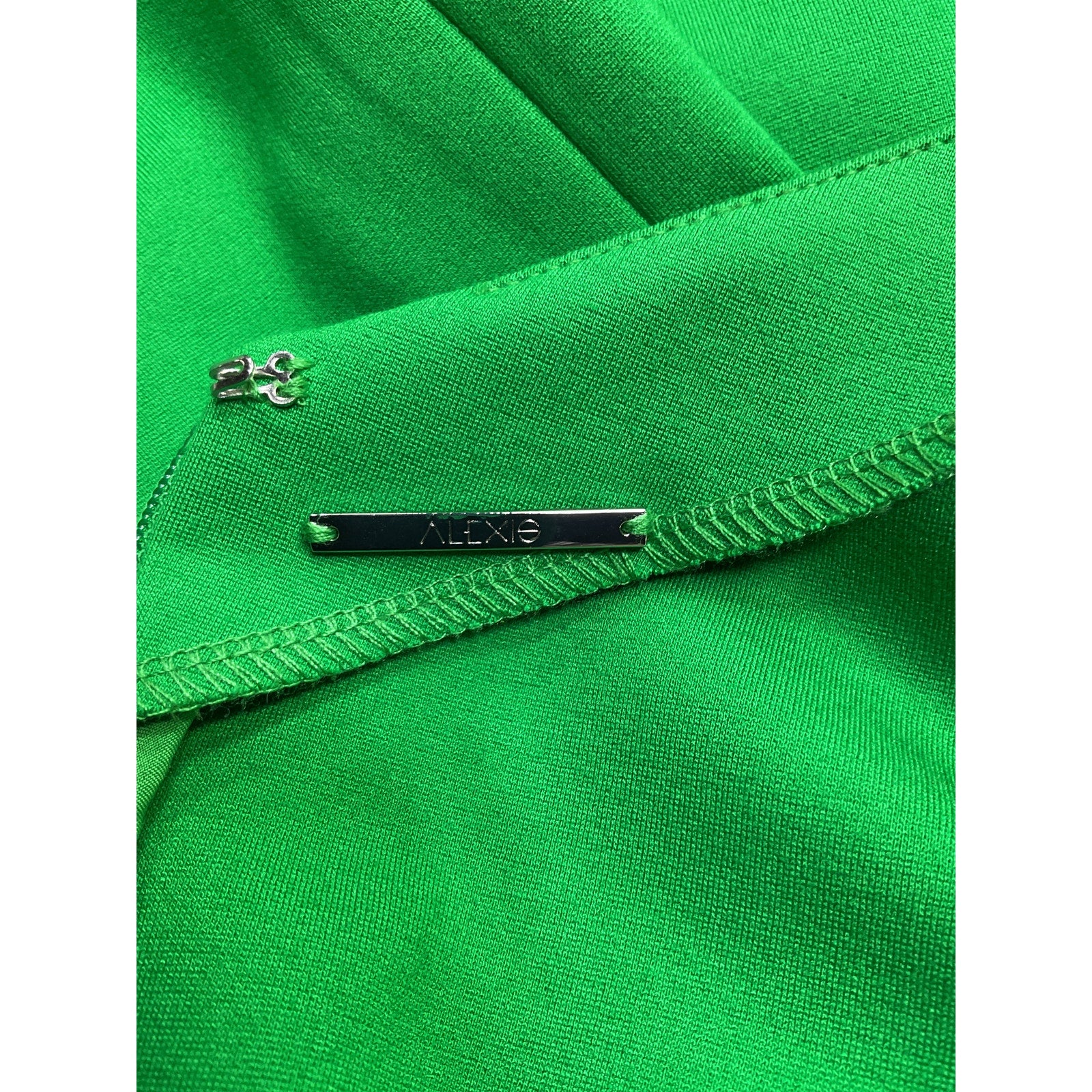 Alexis 'Royale' Green Rayon Dress Size L