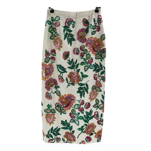 Misa Los Angeles 'Thara' White Cotton Skirt Size S