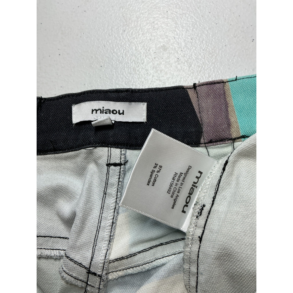 Miaou X 'Paloma' Blue Cotton Elsesser Fargo Pant Size S