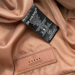 Blank Nyc Quilted Brown Shawl Collar Puffer Jacket Size M